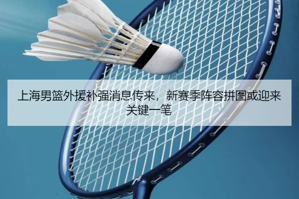 上海男篮外援补强消息传来，新赛季阵容拼图或迎来关键一笔